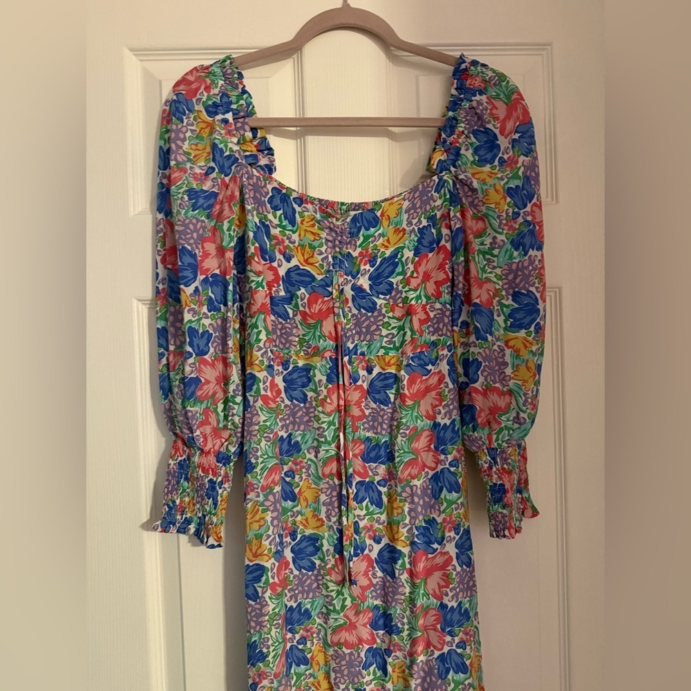 Faithfull the Brand Mathilde Midi Dress in Jemima Floral - Picture 10 of 12